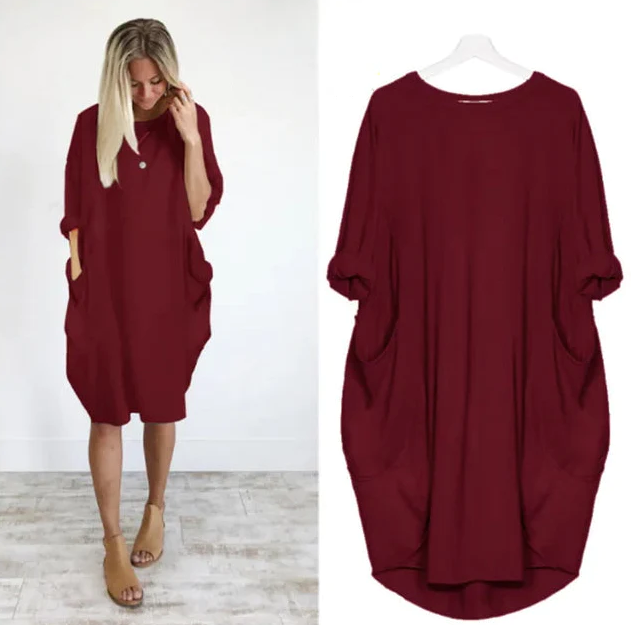 Amanda™ - Comfortable Tummy Covering Dress