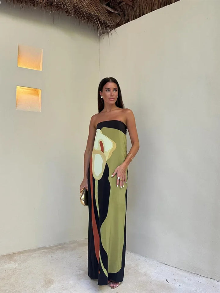 Violet | Strapless Dress