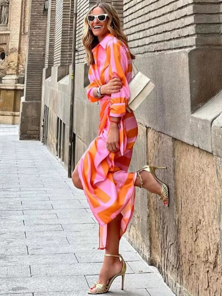 VIVIAN | Vibrant Wrap Dress for Effortless Elegance