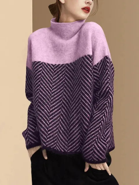 Alice Leroy | High Collar Loose Soft Jumper