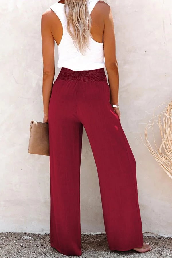 Riana - High-Waist Relaxed Pants