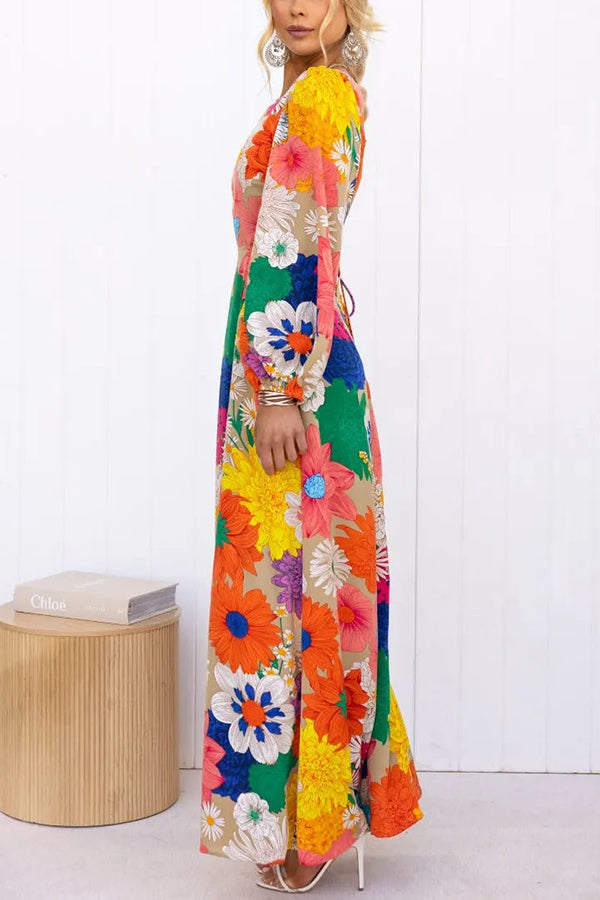 Bloom™ - Forever Floral Cutout Maxi Dress