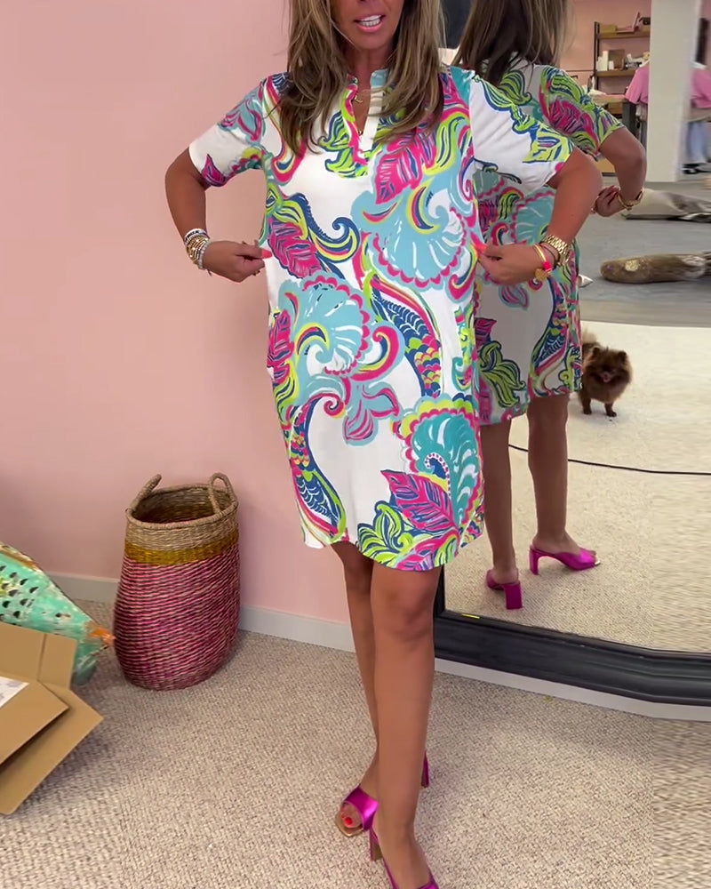 Narelle - Chic Printed Dress