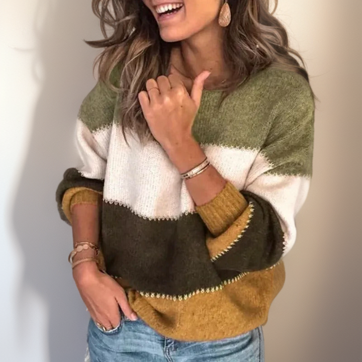 Lianni | Cozy luxury striped sweater