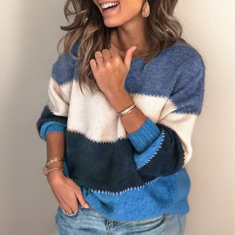 Lianni | Cozy luxury striped sweater
