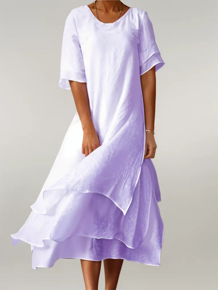 Eloise | Elegant Cotton Long Dress