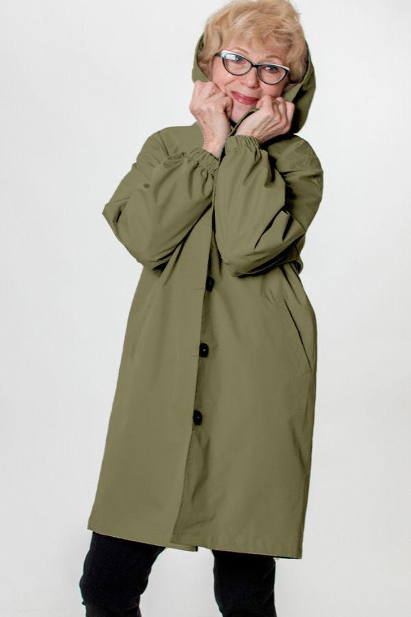 Leanne™ Water-Resistant Oversized Hooded Jacket