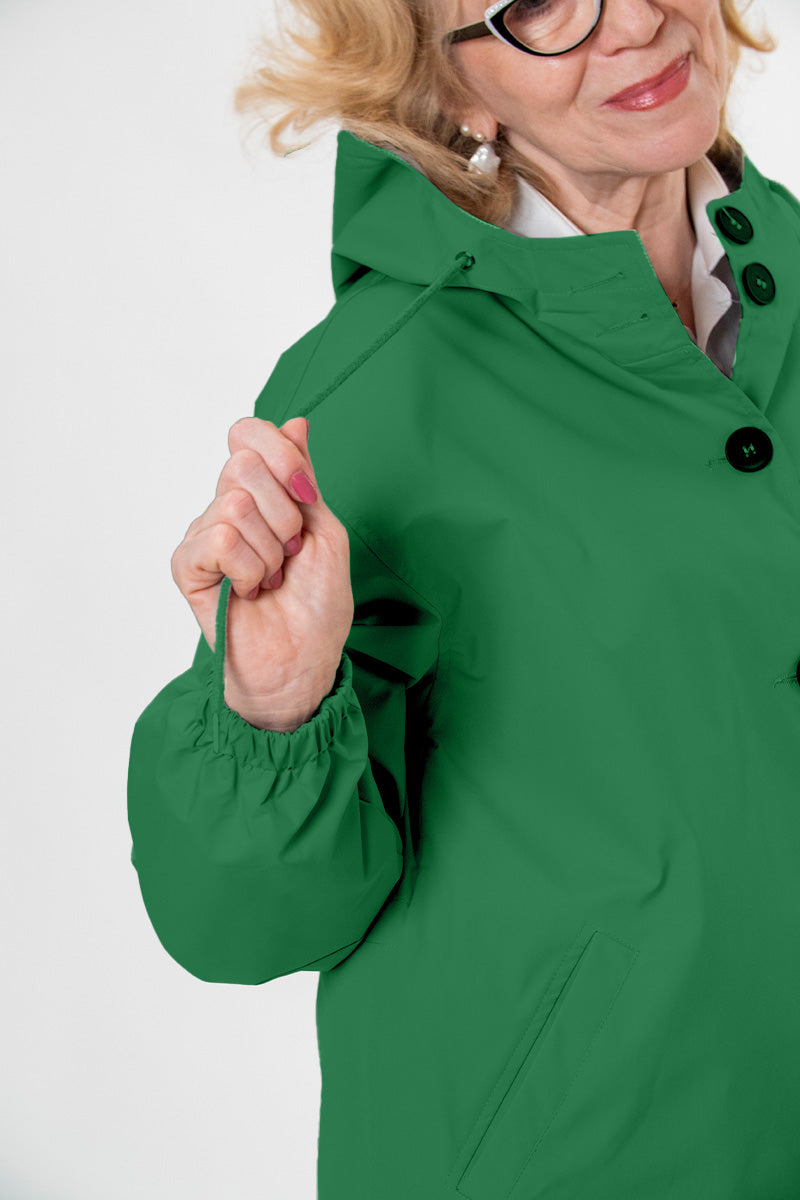 Leanne™ Water-Resistant Oversized Hooded Jacket