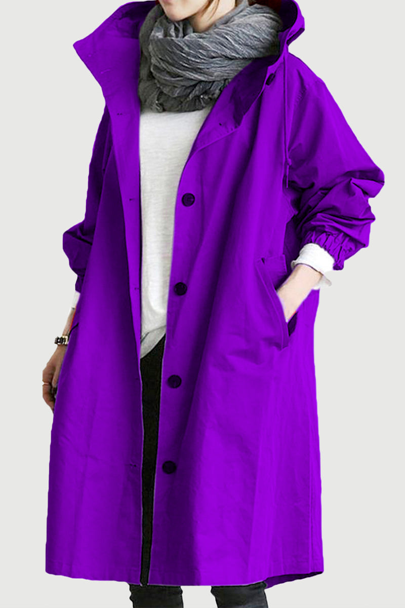 Leanne™ Water-Resistant Oversized Hooded Jacket