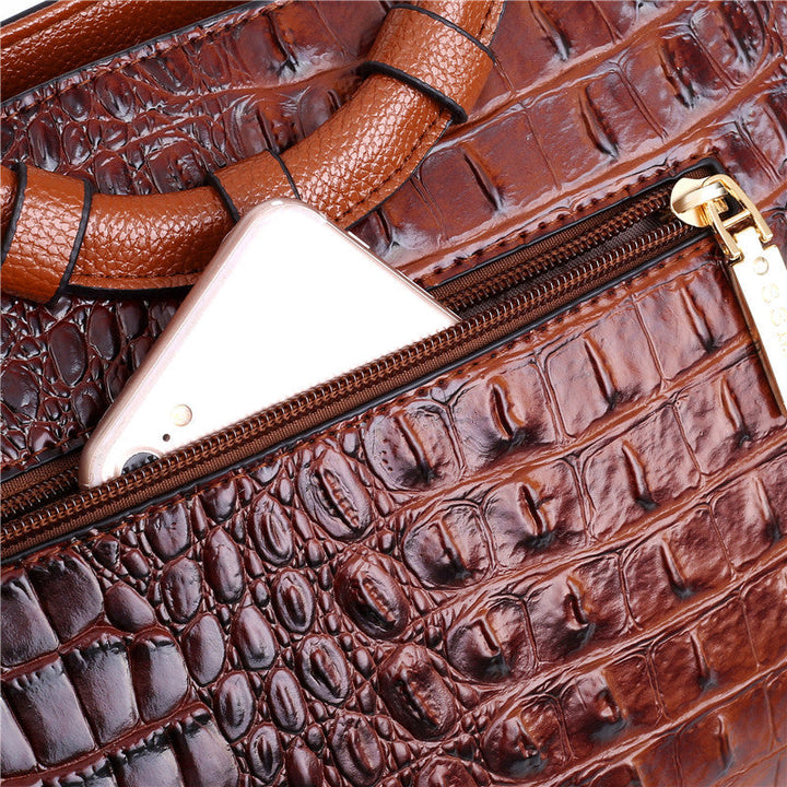 Ella™ Classic Croc | Versatile Vintage Bag